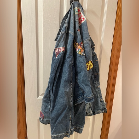 Her Universe Star Wars Leia Organa Patched Denim Jacket 6X US30 - Picture 13 of 14